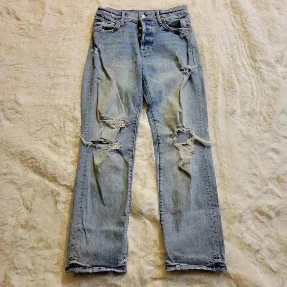 Mother Superior The Scrapper Ankle in Wicked Wild Calling Distressed Crop - Picture 3 of 12